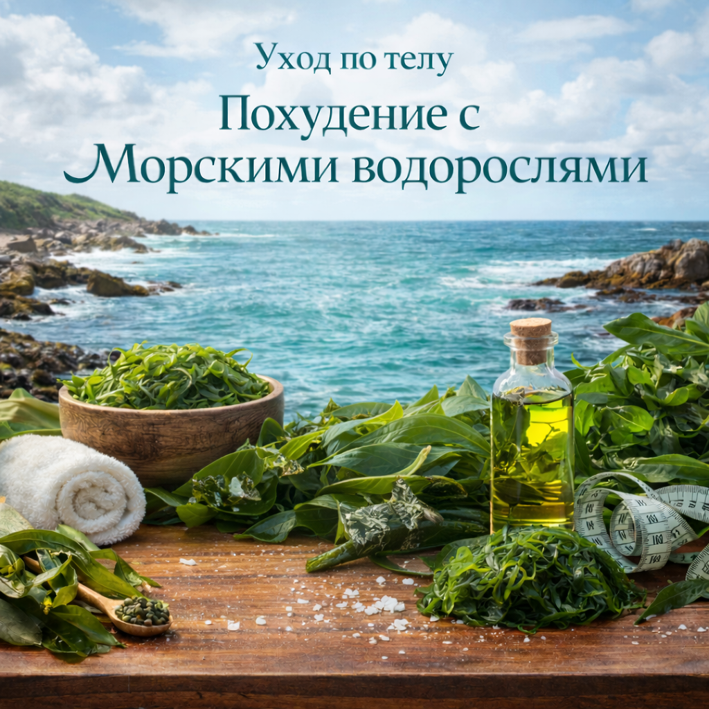 Уход по телу
            похудение с «Морскими водорослями»